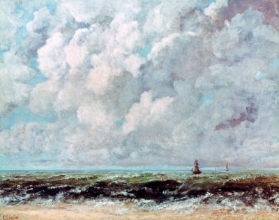 Meereslandschaft, ca. 1840-1877 von Gustave Courbet