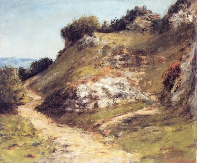Pfad in den Felsen von Gustave Courbet