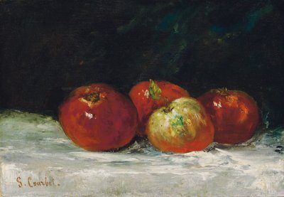 Rote Äpfel, 1872 von Gustave Courbet