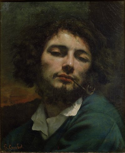 Selbstporträt von Gustave Courbet