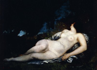 Studie für eine schlafende Frau von Gustave Courbet