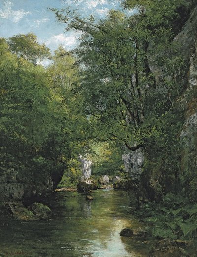 Der Bach von Gustave Courbet