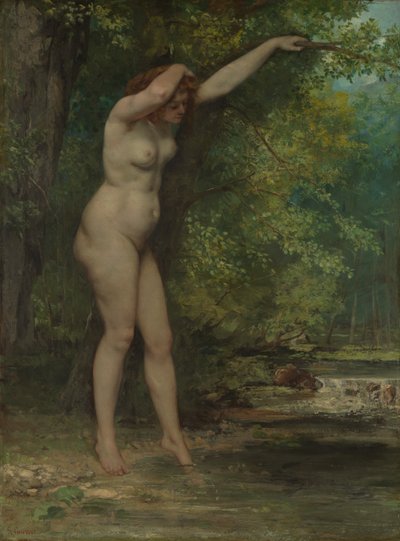 Der junge Badende, 1866 von Gustave Courbet