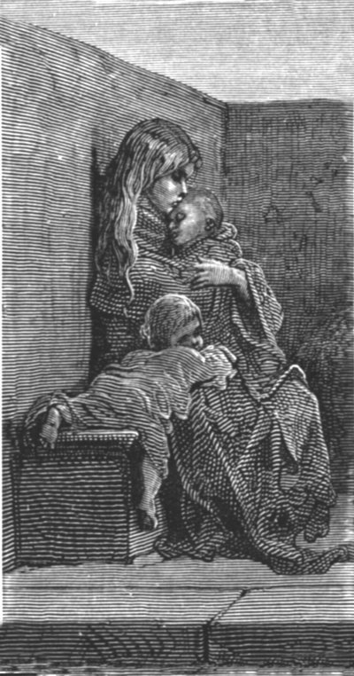 Ein kalter Ruheplatz, 1872 von Gustave Dore
