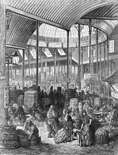 Borough Market, 1872 von Gustave Dore