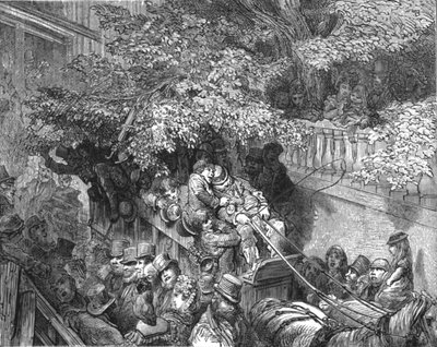 Gefangen in den Zweigen, 1872 von Gustave Dore