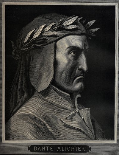 Dante Alighieri 1265-1321 von Gustave Dore