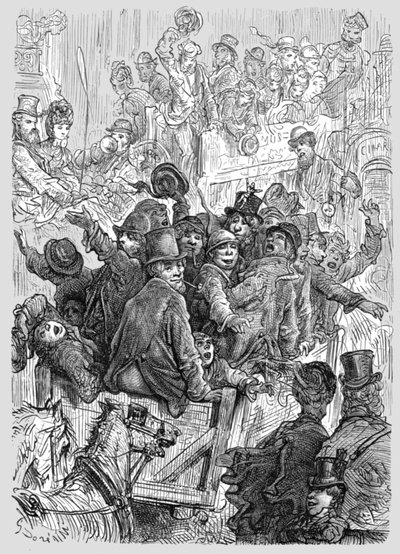 Heimkehr von den Hampton Court Rennen von Gustave Dore