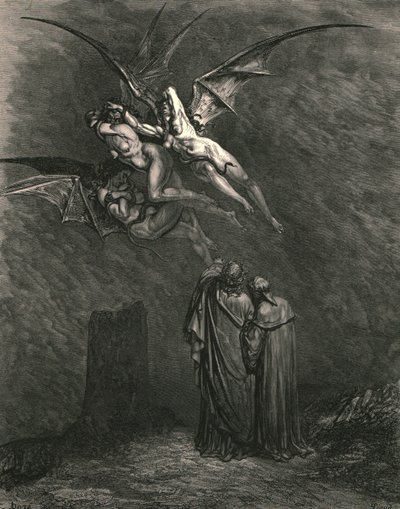 Markiere jede schreckliche Erynnis, ca. 1890 von Gustave Dore
