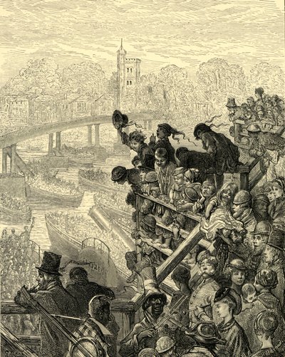 Oxford und Cambridge Boot von Gustave Dore