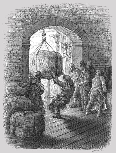 Träger bei der Arbeit, 1872 von Gustave Dore