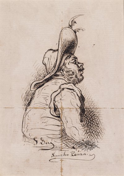 Sancho Panza von Gustave Dore