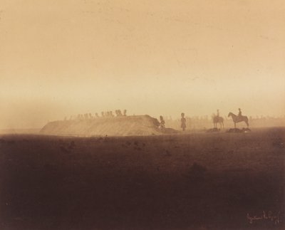 Kavalleriemanöver, Camp de Châlons von Gustave Le Gray