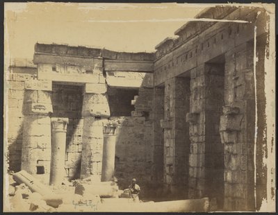 Totentempel von Ramses III. von Gustave Le Gray
