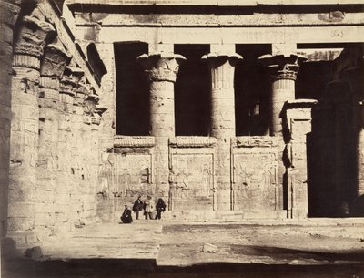 Tempel von Edfu, 1867 von Gustave Le Gray