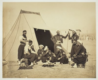 Ohne Titel (Zouaven) von Gustave Le Gray