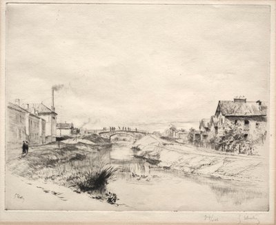 Industriegebiet, Troyes von Gustave Leheutre