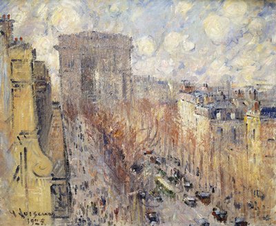 Avenue Friedland, Paris, 1925 von Gustave Loiseau