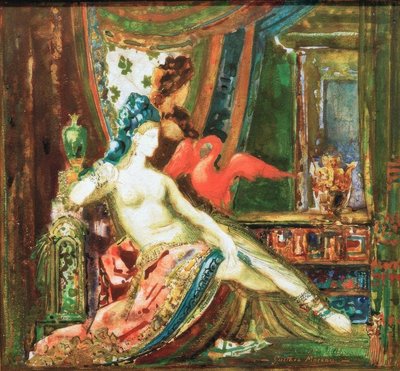 Dalila mit dem Ibis von Gustave Moreau