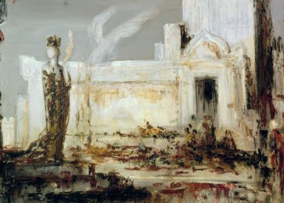 Helena an der Scee-Tür von Gustave Moreau