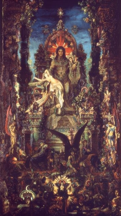 Jupiter und Semele von Gustave Moreau