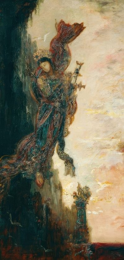 Sappho fällt von Gustave Moreau