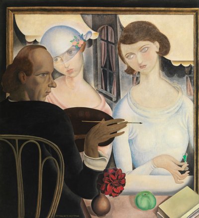 Die Likörtrinker von Gustave Van de Woestyne