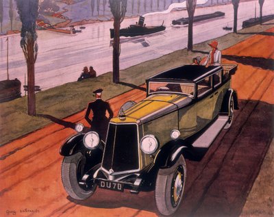 Poster für Armstrong Siddeley Autos, 1930 von Guy Sabran
