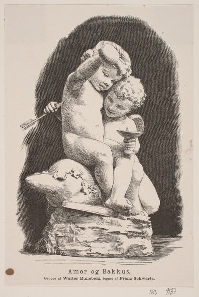 Amor und Bacchus von H. C. Henneberg