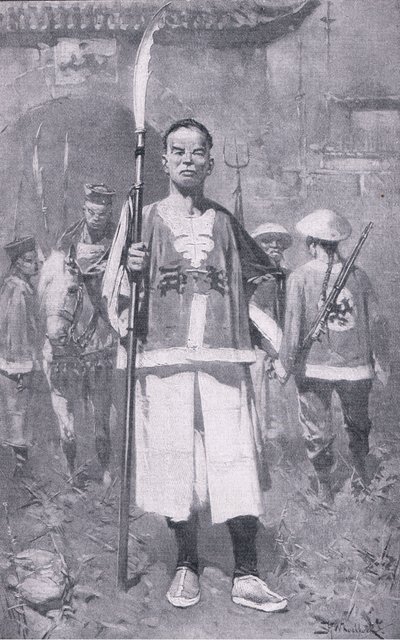 Ein Boxer (Lithografie) von H. M. Koekkoch