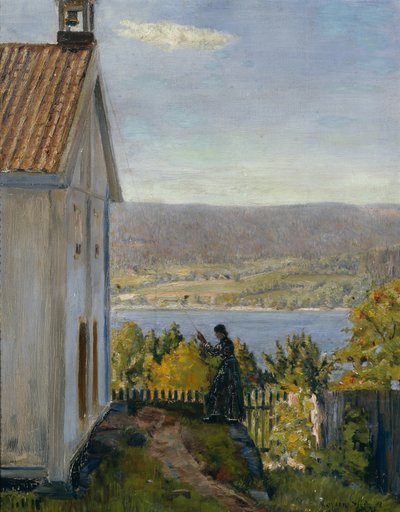 Das Lagerhaus in Skoug von Halfdan Frithjof Strom