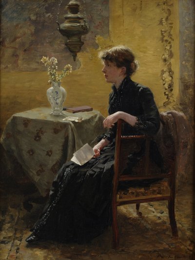 Dame in Schwarz von Hamilton Hamilton