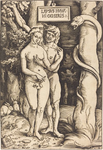 Adam und Eva von Hans Baldung Grien