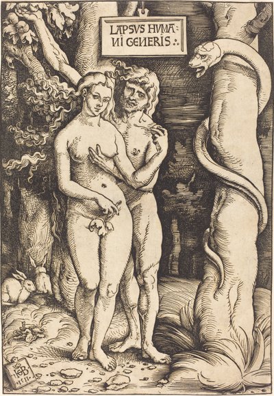 Adam und Eva, 1511 von Hans Baldung Grien