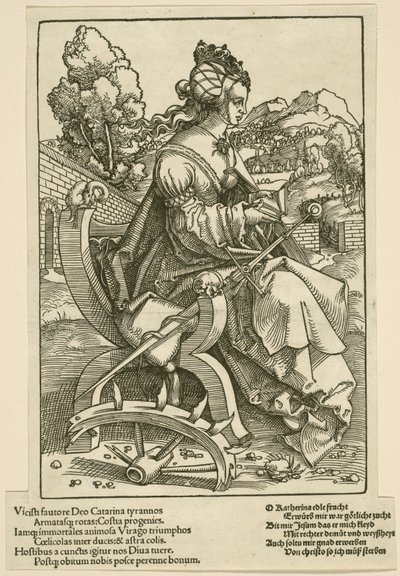 Heilige Katharina, 1505-07 von Hans Baldung Grien