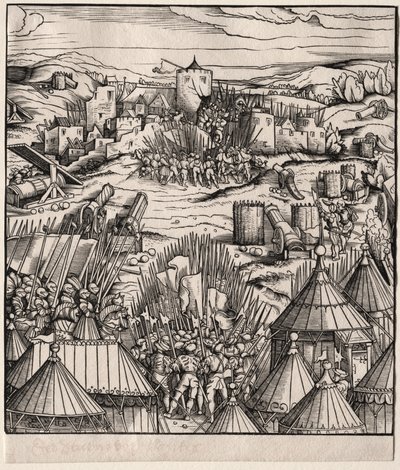 Der Sturm auf Nantes von Hans Burgkmair