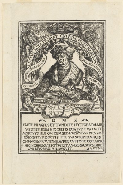 Conrad Celtis von Hans Burgkmair I