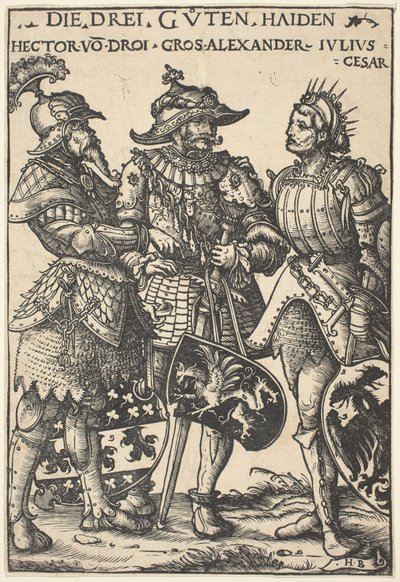 Hektor, Alexander und Julius Caesar von Hans Burgkmair I