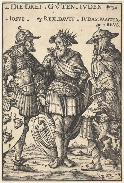 Josua, David und Judas Makkabäus von Hans Burgkmair I