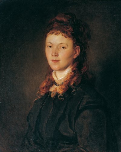 Mädchen mit rotblondem Haar von Hans Canon