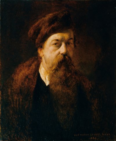 Selbstporträt von Hans Canon