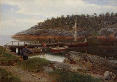 Bucht bei Hanko von Hans Gude