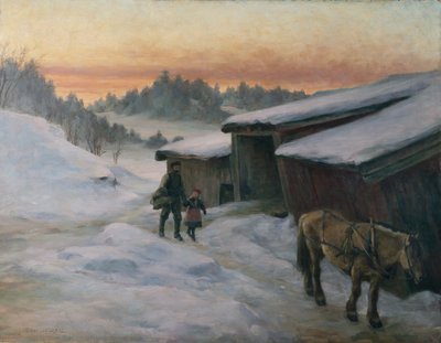 Von Sandviken von Hans Gude
