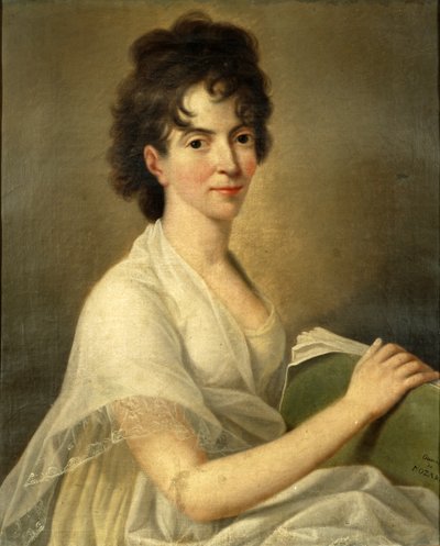 Porträt der verwitweten Constanze Mozart von Hans Hansen