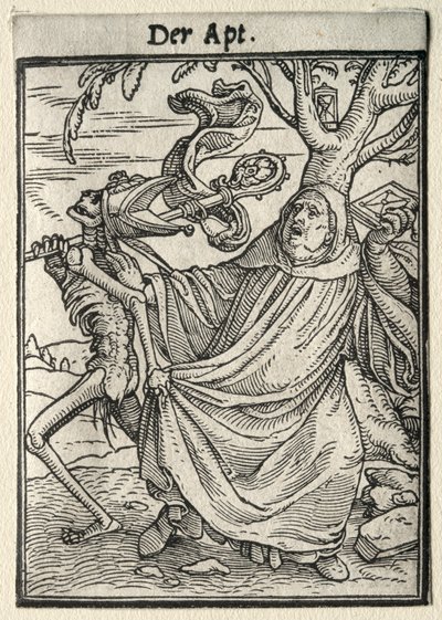 Totentanz: Der Abt von Hans Holbein