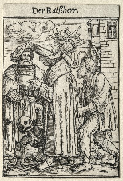 Totentanz: Der Ratsherr von Hans Holbein