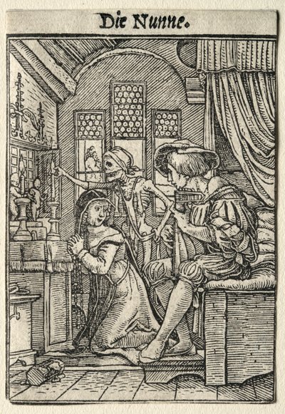Totentanz: Die Nonne von Hans Holbein
