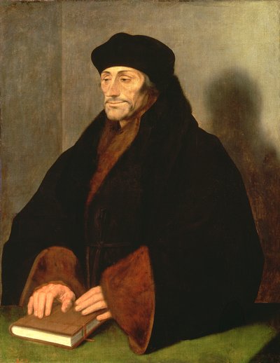 Erasmus von Rotterdam, 1523 von Hans Holbein der Jüngere