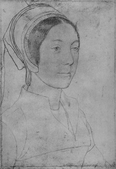 Eine Dame: Unbekannt, ca. 1532-1543 von Hans Holbein der Jüngere