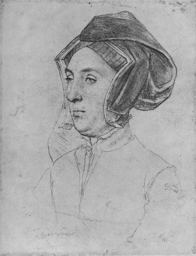 Eine Dame: Unbekannt, ca. 1532-1543 1945 von Hans Holbein der Jüngere